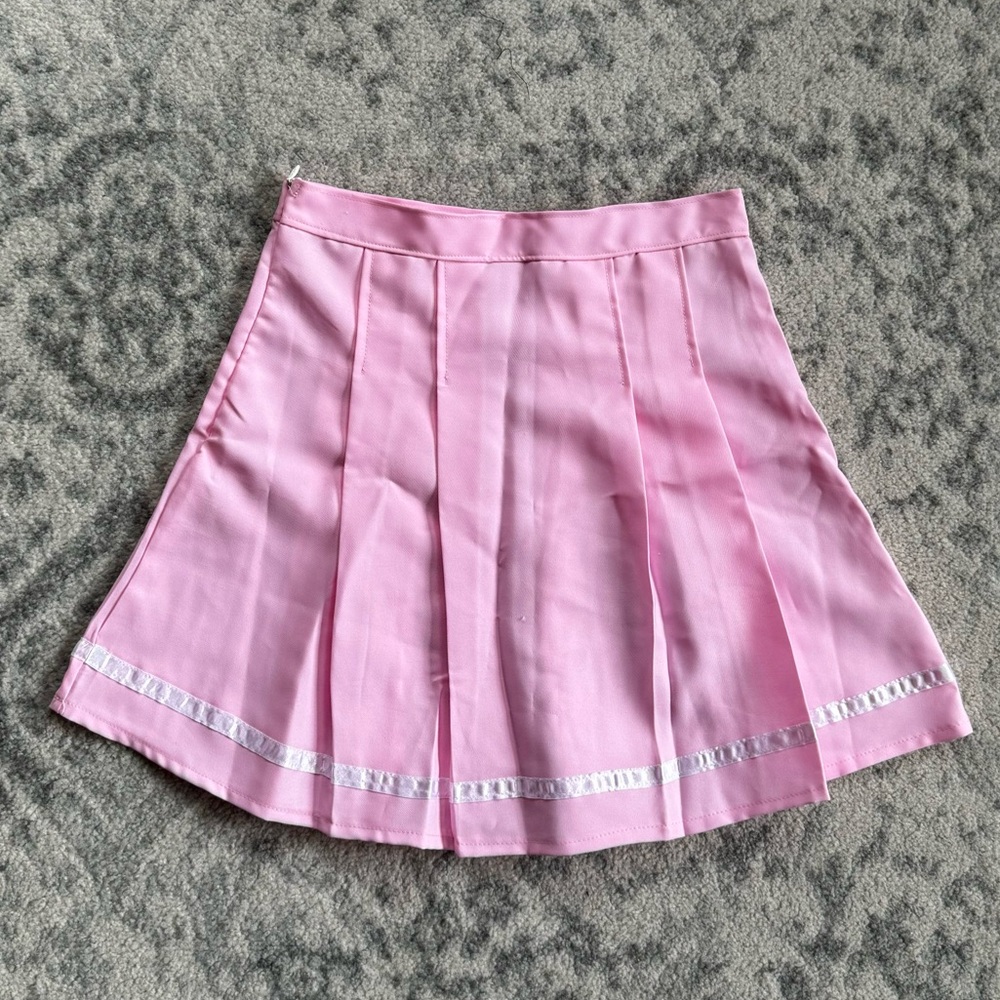 Pastel Pink Tennis Skirt